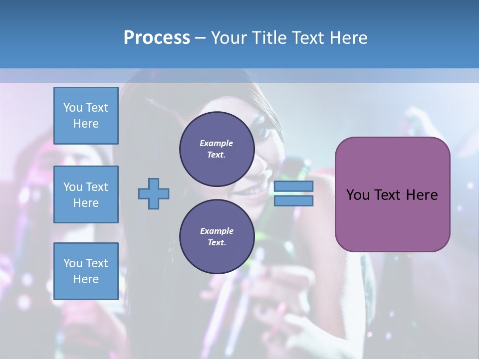 A Woman Holding A Beer Bottle In Her Hand PowerPoint Template