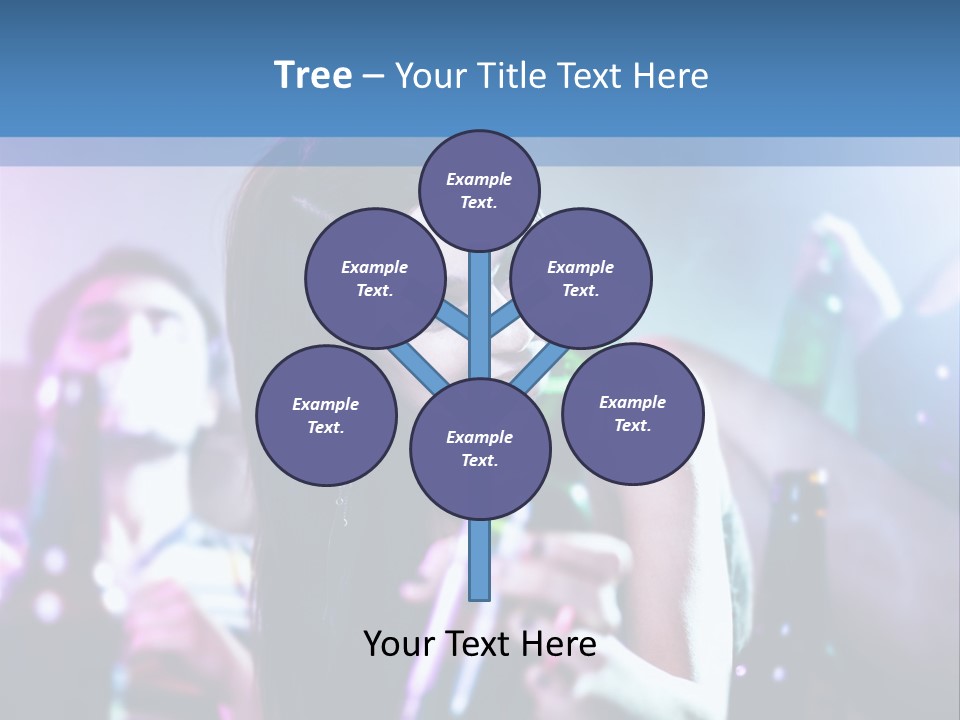 A Woman Holding A Beer Bottle In Her Hand PowerPoint Template