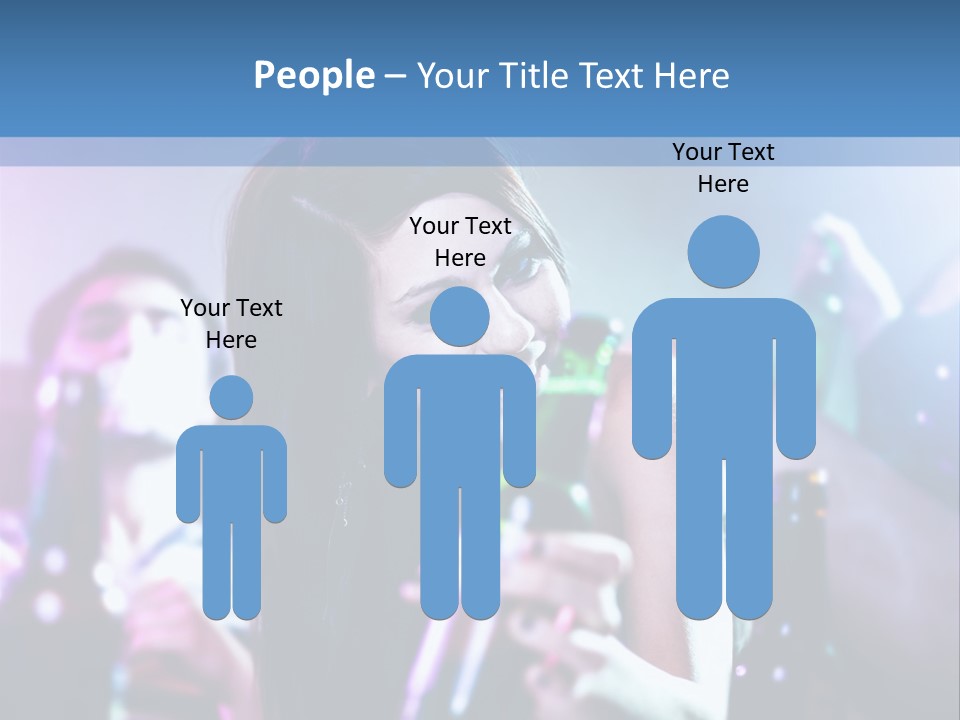 A Woman Holding A Beer Bottle In Her Hand PowerPoint Template