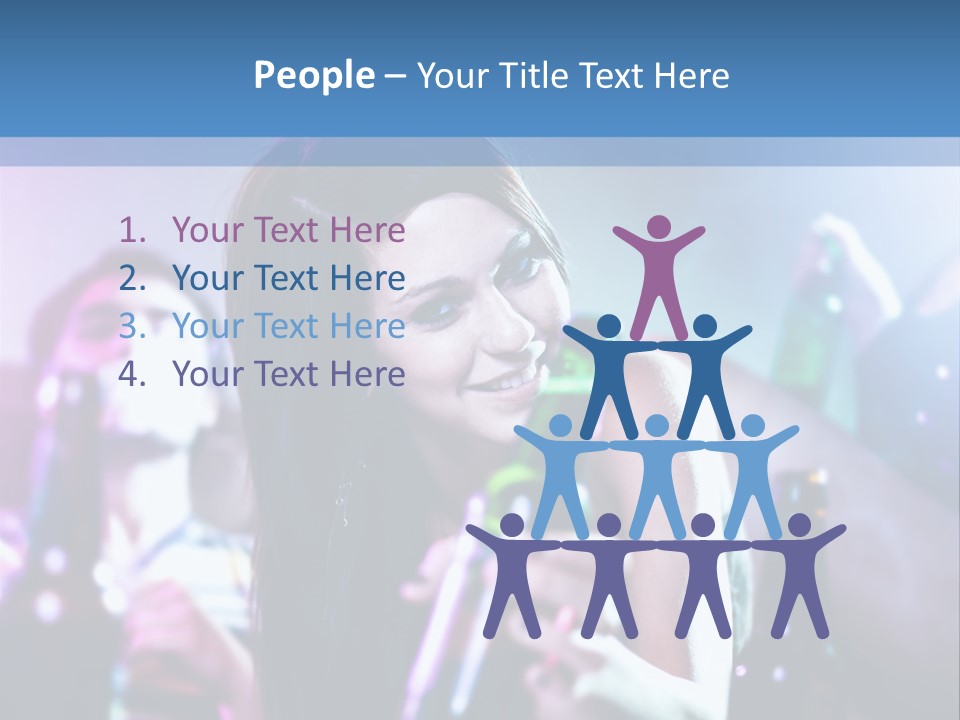 A Woman Holding A Beer Bottle In Her Hand PowerPoint Template