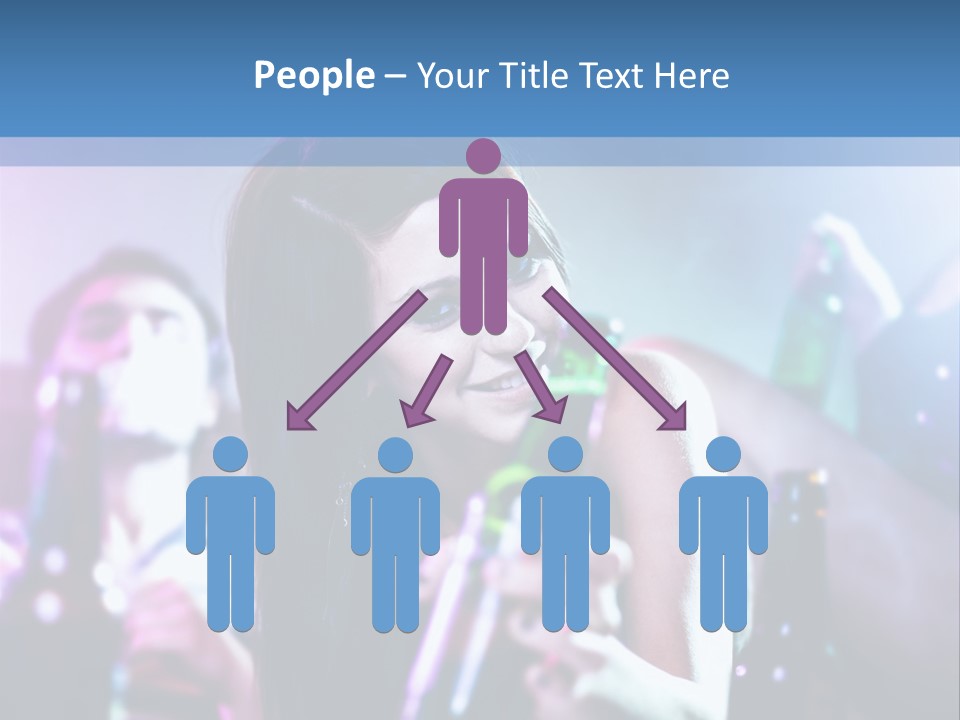 A Woman Holding A Beer Bottle In Her Hand PowerPoint Template