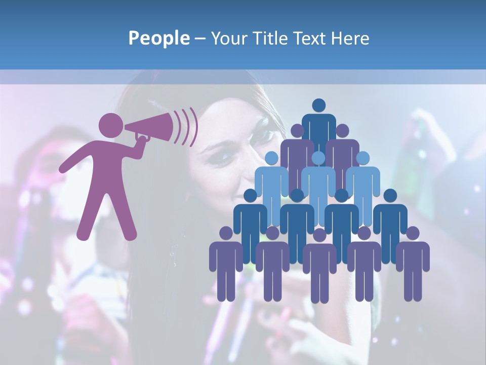 A Woman Holding A Beer Bottle In Her Hand PowerPoint Template