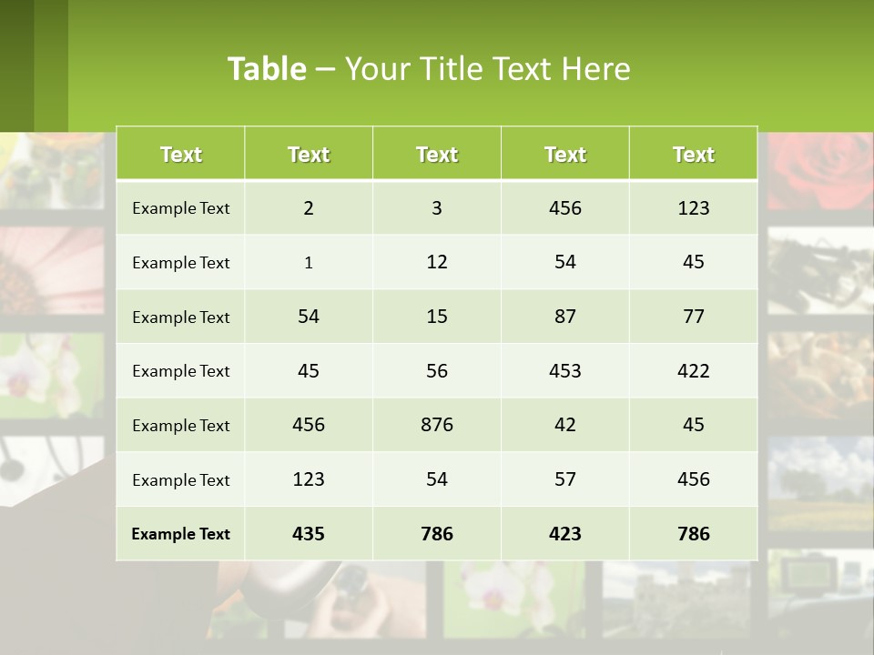 A Person Holding A Remote Control In Front Of A Bunch Of Pictures PowerPoint Template
