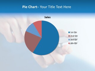 A Person Holding A Cell Phone In Their Hand PowerPoint Template