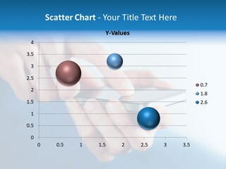 A Person Holding A Cell Phone In Their Hand PowerPoint Template