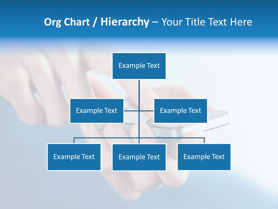 A Person Holding A Cell Phone In Their Hand PowerPoint Template