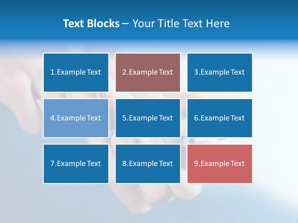 A Person Holding A Cell Phone In Their Hand PowerPoint Template