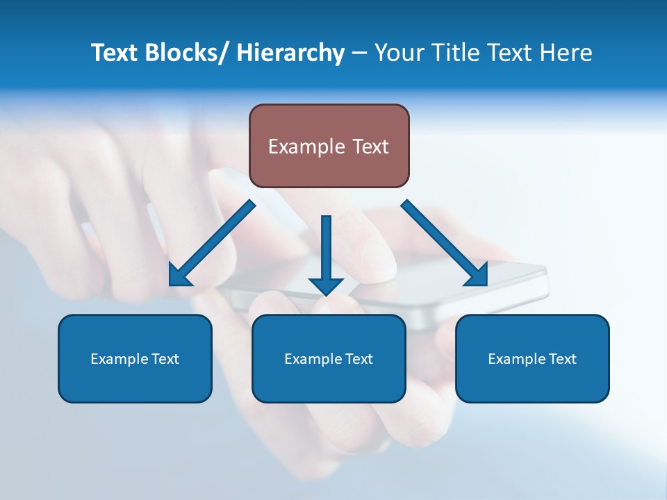 A Person Holding A Cell Phone In Their Hand PowerPoint Template