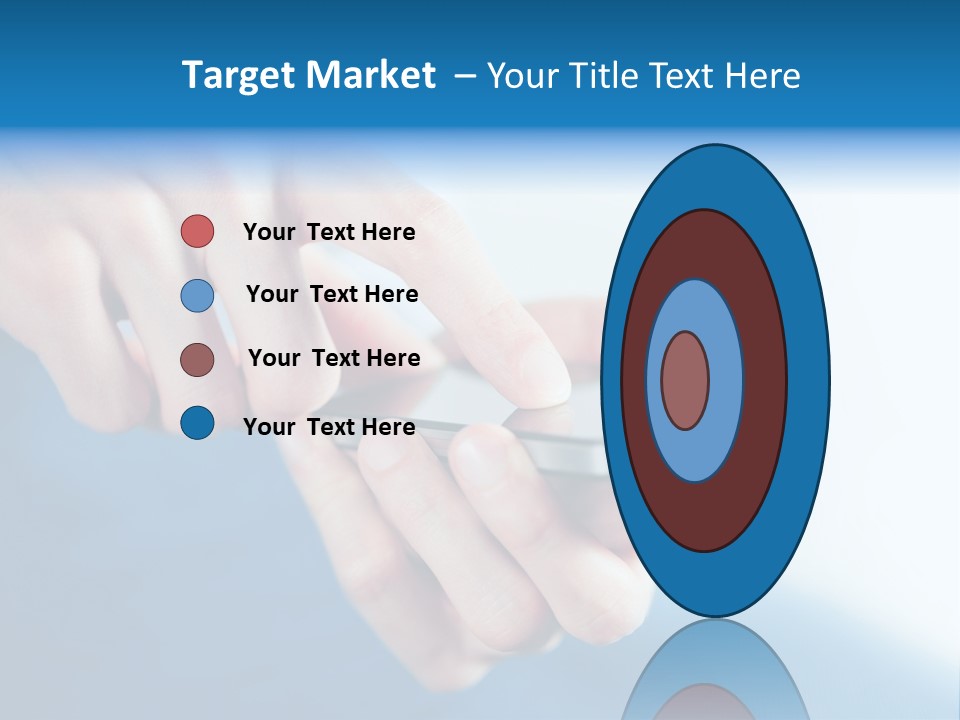 A Person Holding A Cell Phone In Their Hand PowerPoint Template