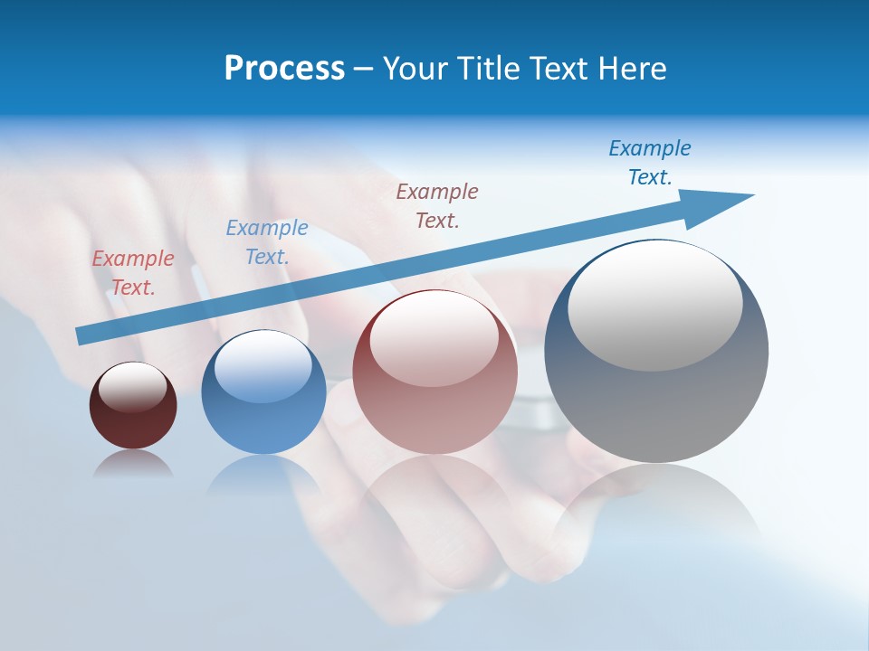 A Person Holding A Cell Phone In Their Hand PowerPoint Template