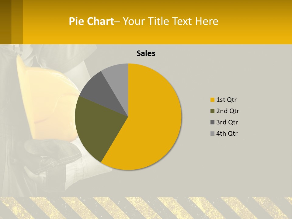 A Construction Worker Holding A Hard Hat Powerpoint Presentation PowerPoint Template
