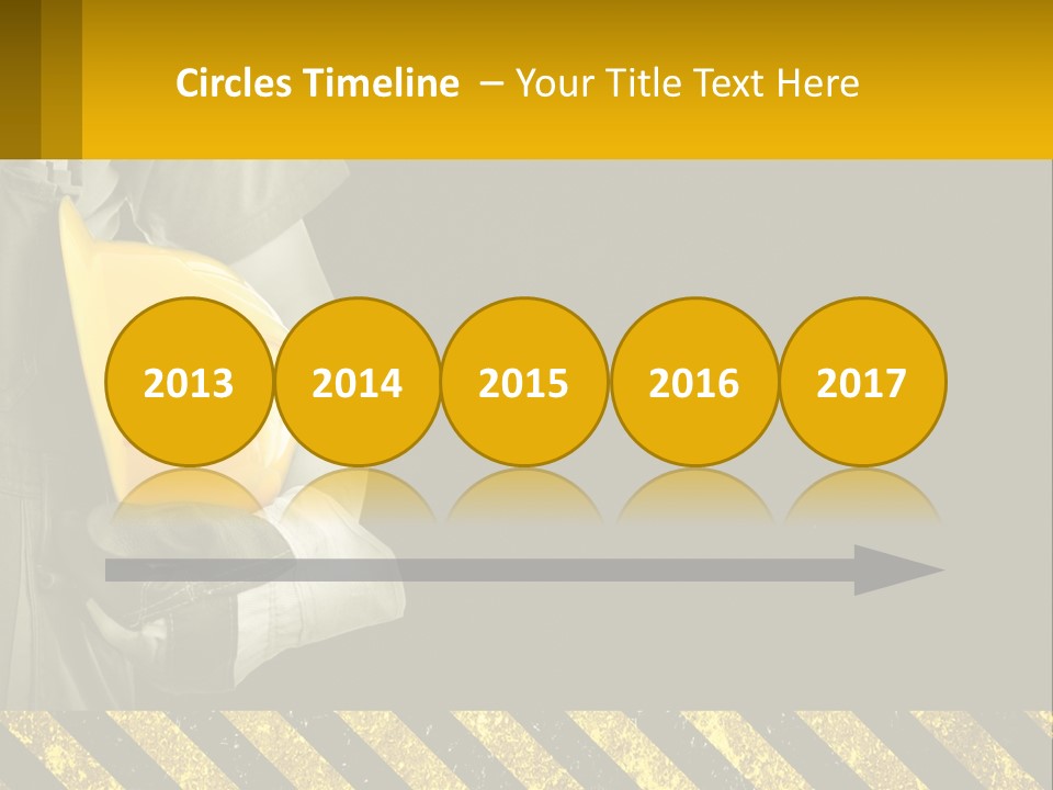 A Construction Worker Holding A Hard Hat Powerpoint Presentation PowerPoint Template