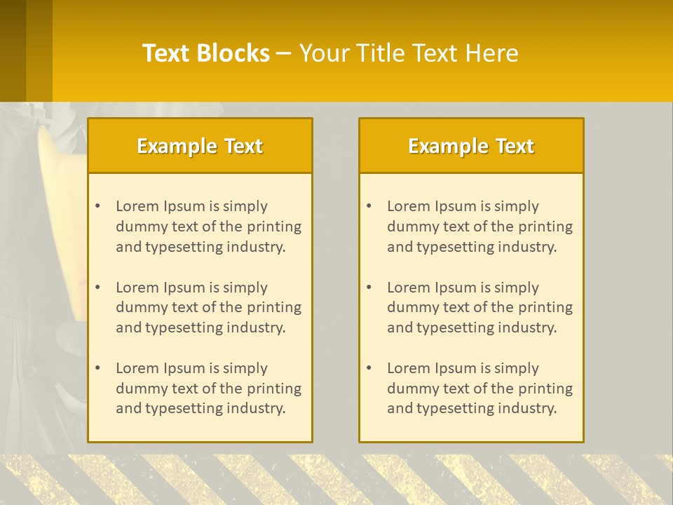 A Construction Worker Holding A Hard Hat Powerpoint Presentation PowerPoint Template