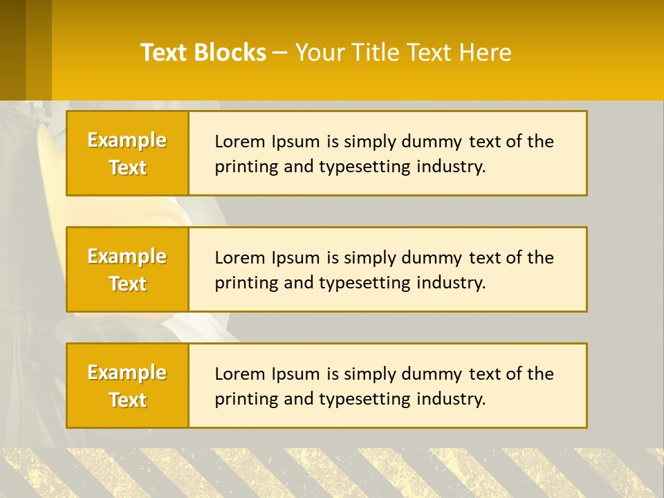 A Construction Worker Holding A Hard Hat Powerpoint Presentation PowerPoint Template