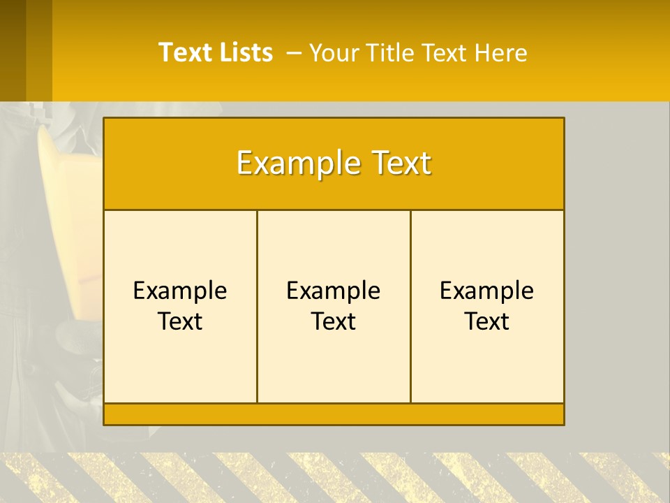 A Construction Worker Holding A Hard Hat Powerpoint Presentation PowerPoint Template