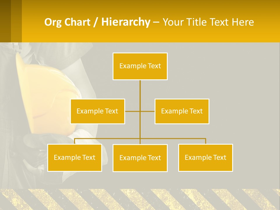 A Construction Worker Holding A Hard Hat Powerpoint Presentation PowerPoint Template