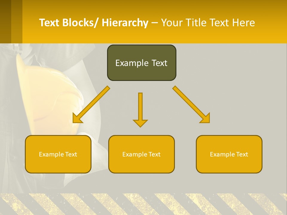 A Construction Worker Holding A Hard Hat Powerpoint Presentation PowerPoint Template