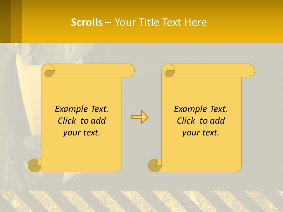 A Construction Worker Holding A Hard Hat Powerpoint Presentation PowerPoint Template