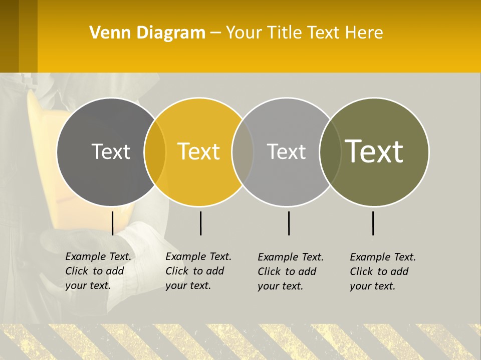 A Construction Worker Holding A Hard Hat Powerpoint Presentation PowerPoint Template