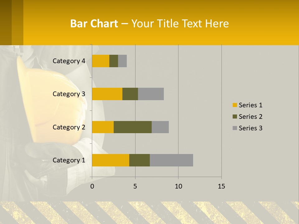 A Construction Worker Holding A Hard Hat Powerpoint Presentation PowerPoint Template