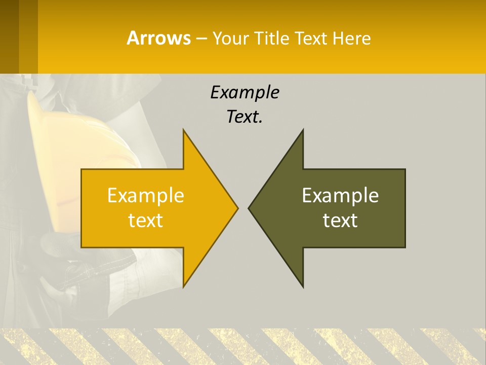 A Construction Worker Holding A Hard Hat Powerpoint Presentation PowerPoint Template