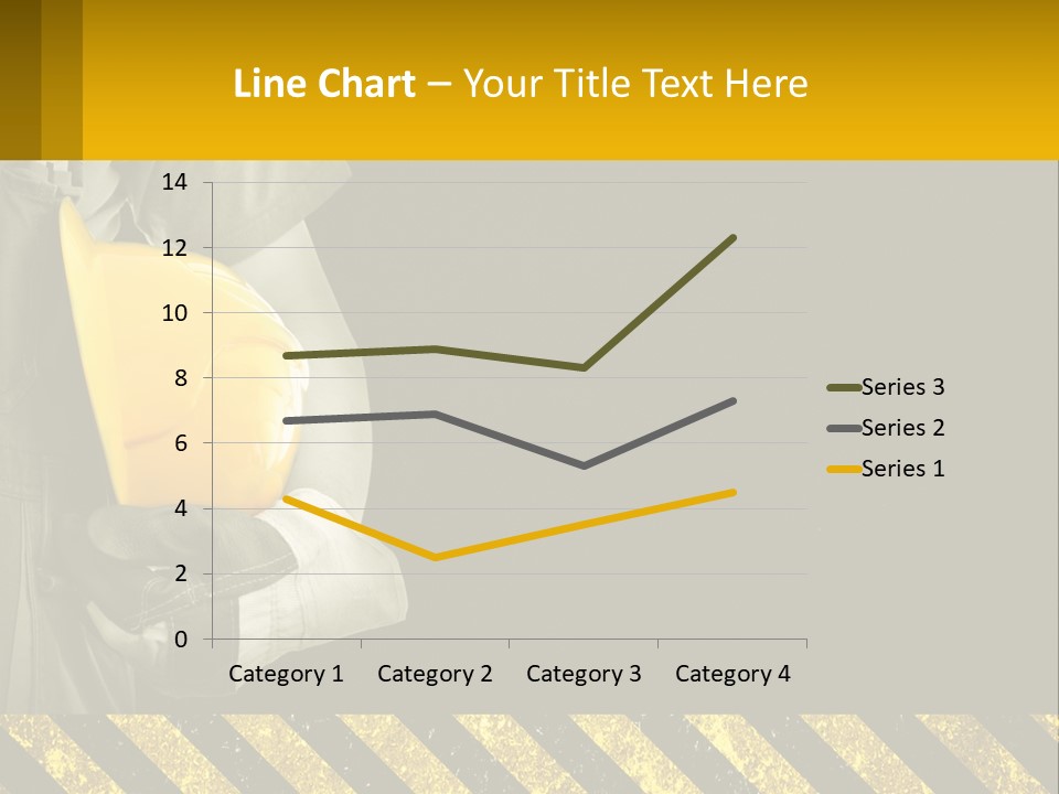 A Construction Worker Holding A Hard Hat Powerpoint Presentation PowerPoint Template