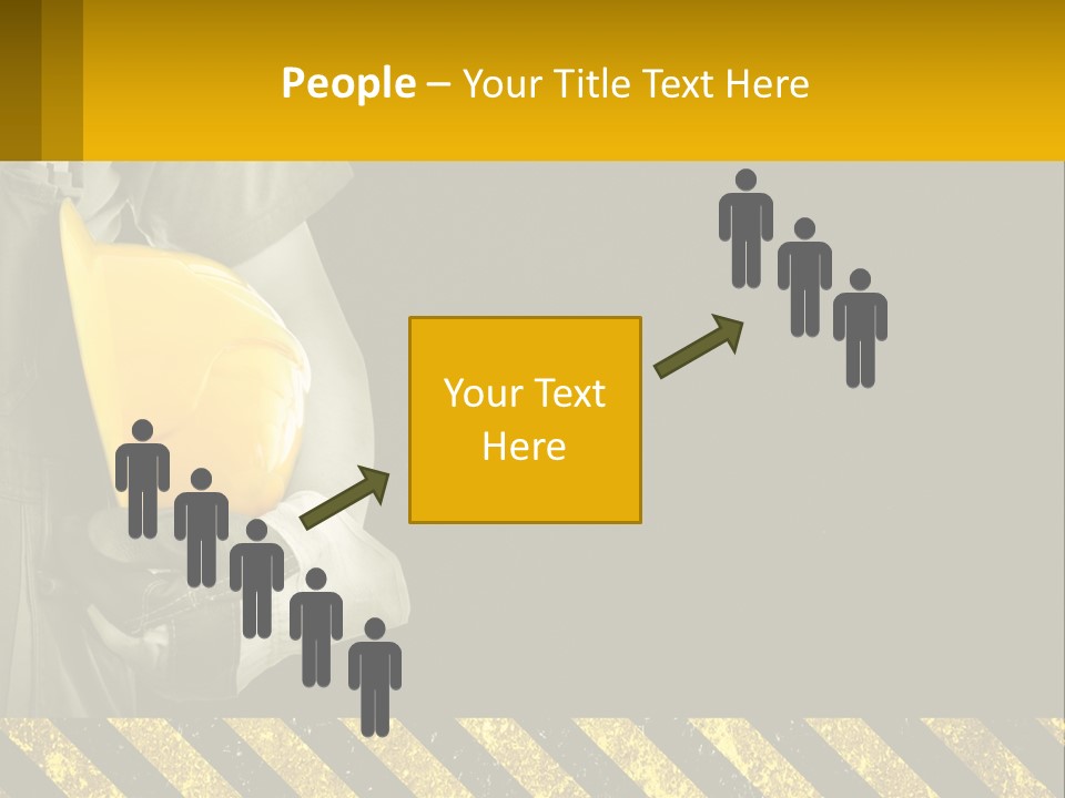 A Construction Worker Holding A Hard Hat Powerpoint Presentation PowerPoint Template