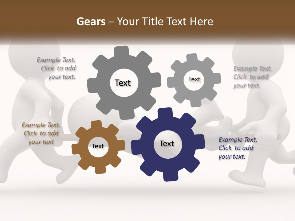A Group Of People Pushing A Man On A Stretcher PowerPoint Template
