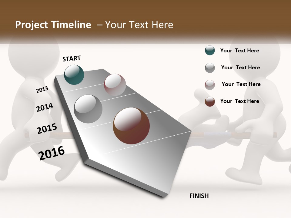 A Group Of People Pushing A Man On A Stretcher PowerPoint Template