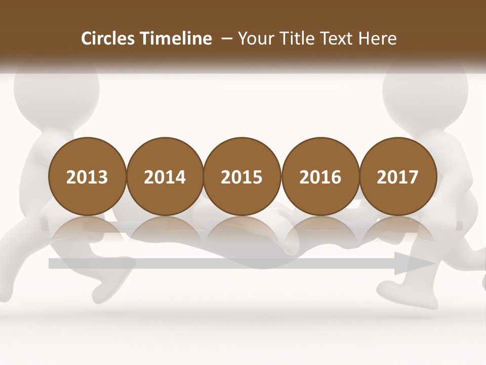 A Group Of People Pushing A Man On A Stretcher PowerPoint Template