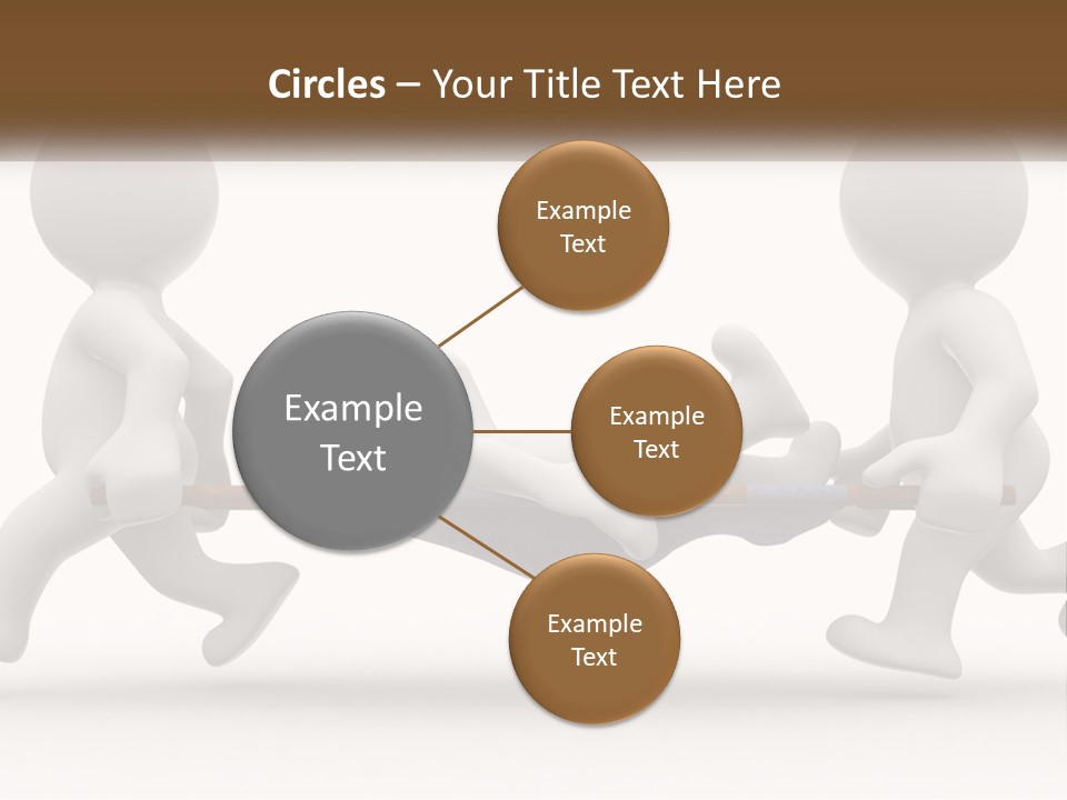 A Group Of People Pushing A Man On A Stretcher PowerPoint Template