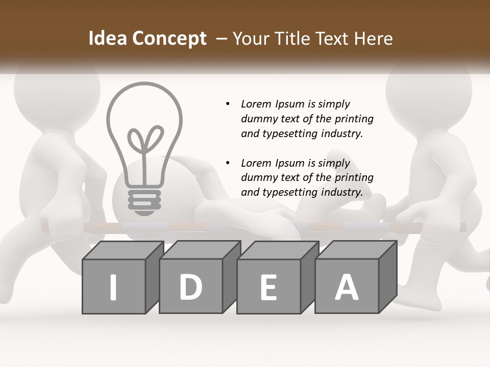 A Group Of People Pushing A Man On A Stretcher PowerPoint Template