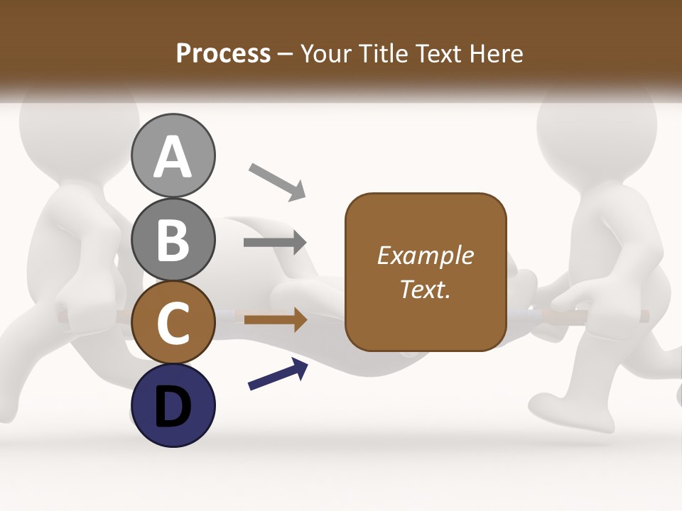 A Group Of People Pushing A Man On A Stretcher PowerPoint Template