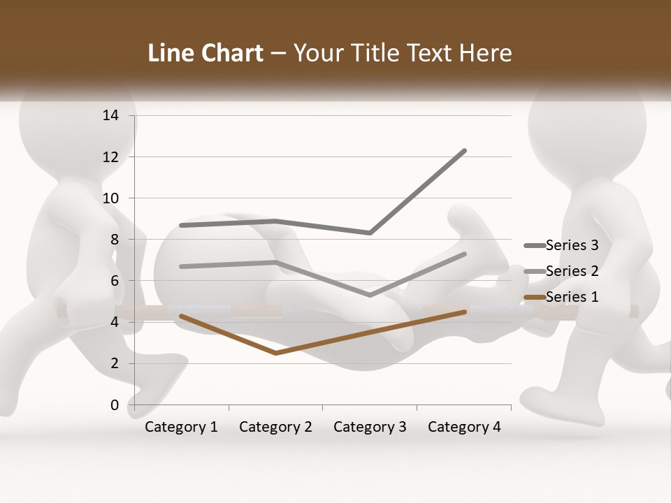 A Group Of People Pushing A Man On A Stretcher PowerPoint Template