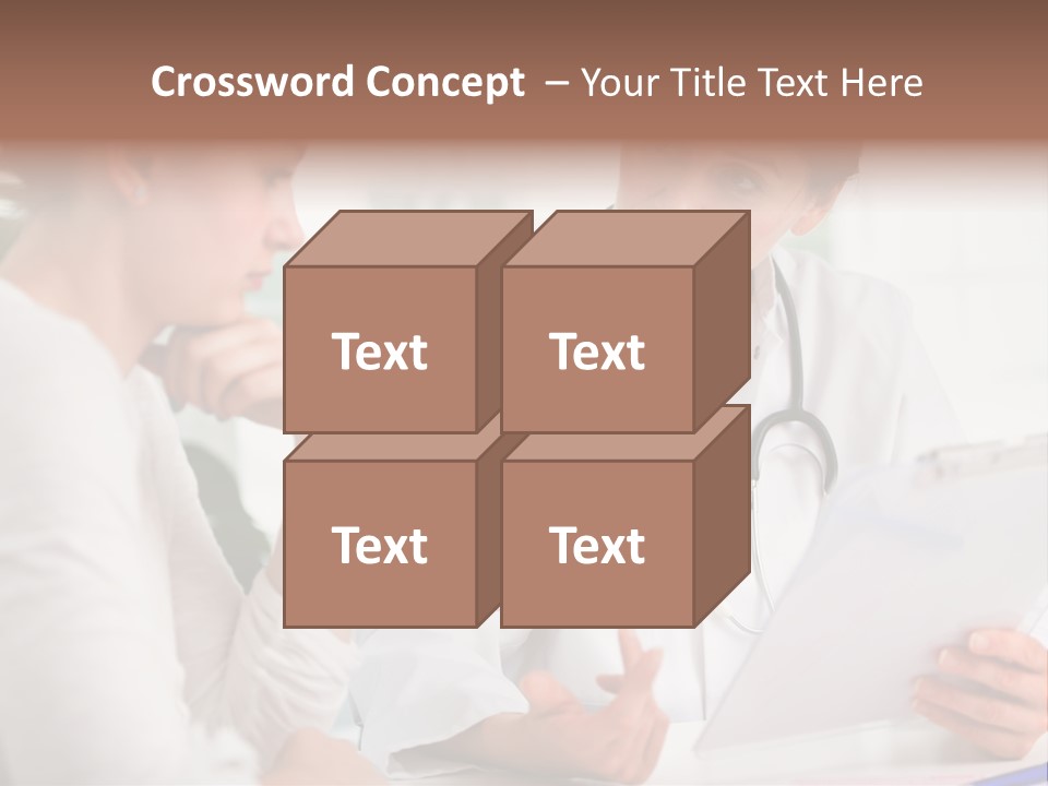 A Doctor And A Patient Are Discussing Something PowerPoint Template