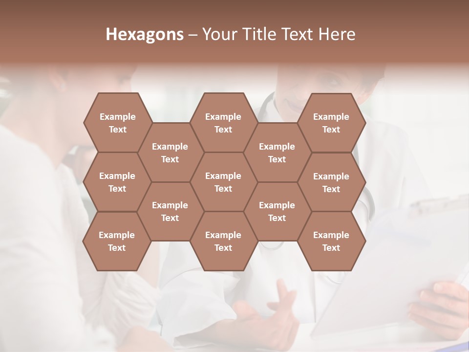 A Doctor And A Patient Are Discussing Something PowerPoint Template