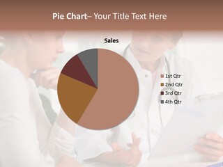 A Doctor And A Patient Are Discussing Something PowerPoint Template