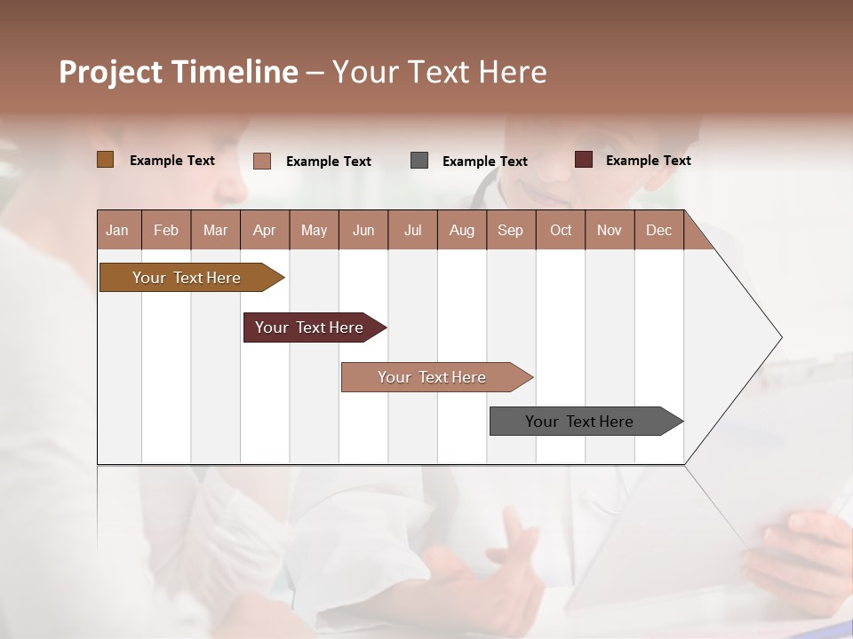 A Doctor And A Patient Are Discussing Something PowerPoint Template