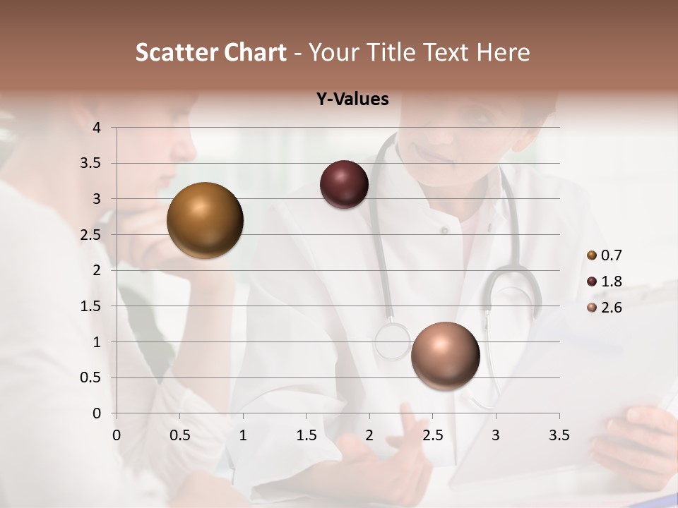 A Doctor And A Patient Are Discussing Something PowerPoint Template