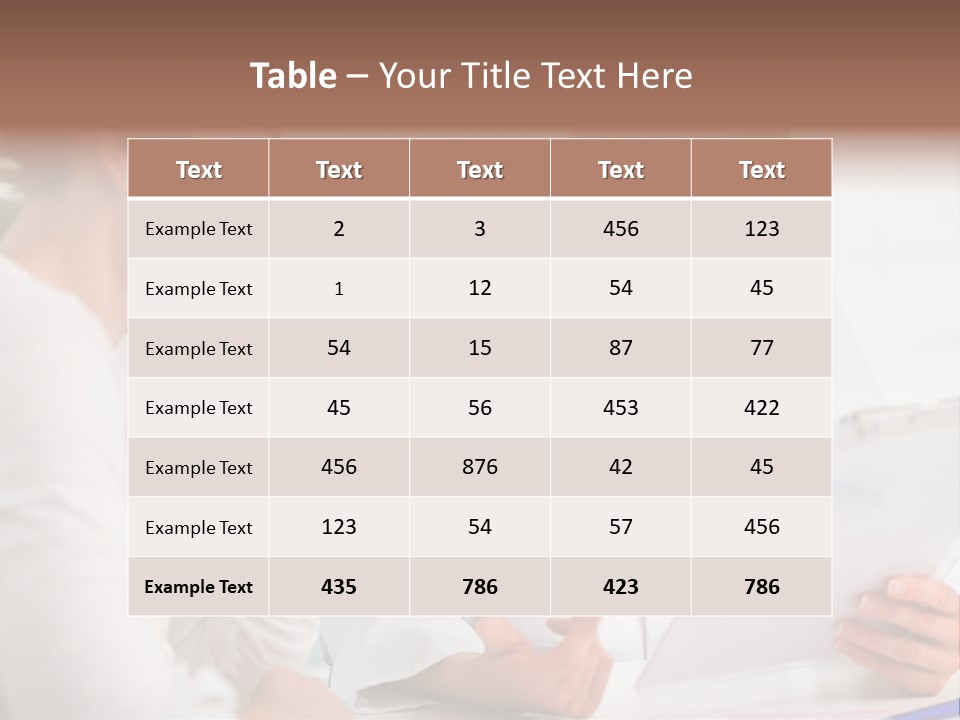 A Doctor And A Patient Are Discussing Something PowerPoint Template