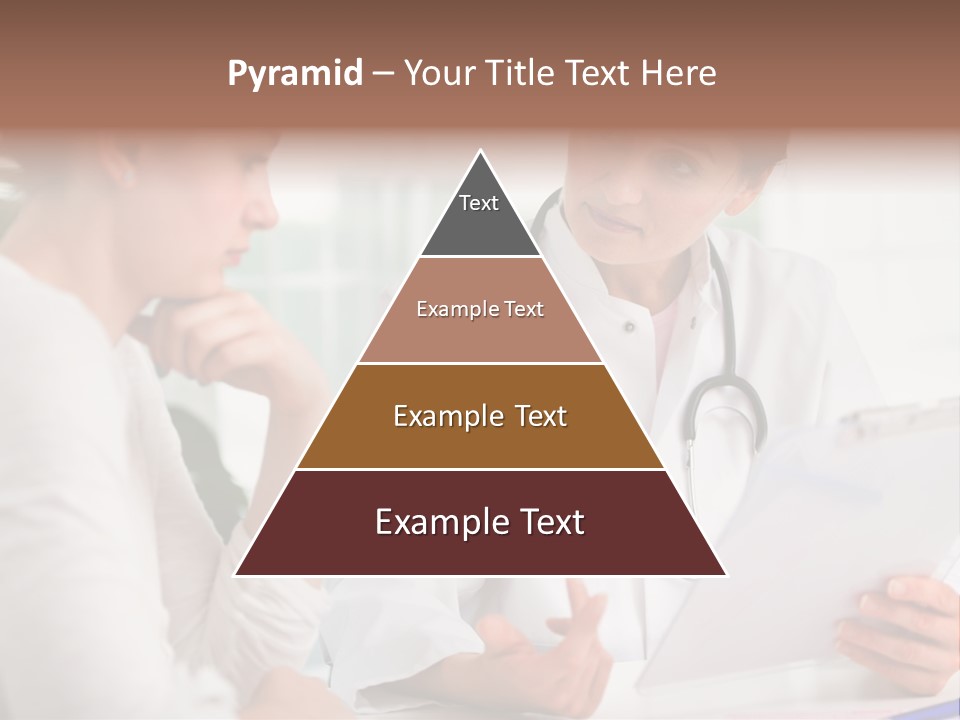 A Doctor And A Patient Are Discussing Something PowerPoint Template