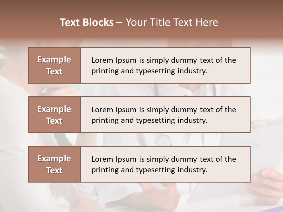 A Doctor And A Patient Are Discussing Something PowerPoint Template
