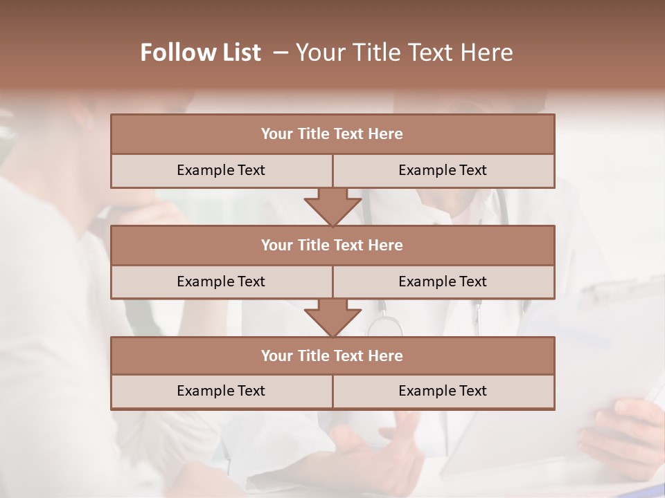 A Doctor And A Patient Are Discussing Something PowerPoint Template