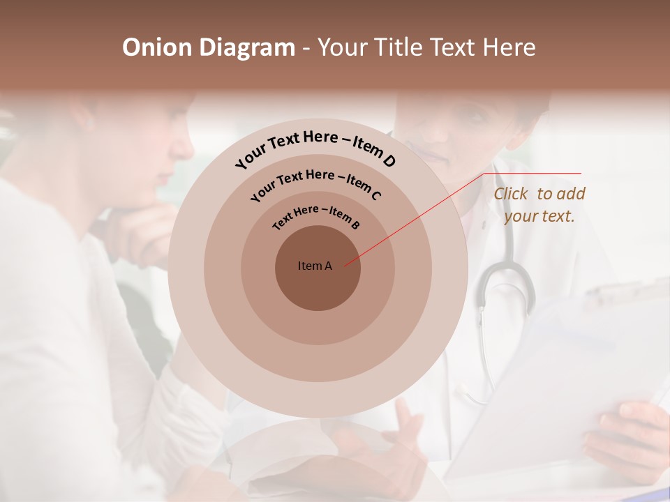 A Doctor And A Patient Are Discussing Something PowerPoint Template