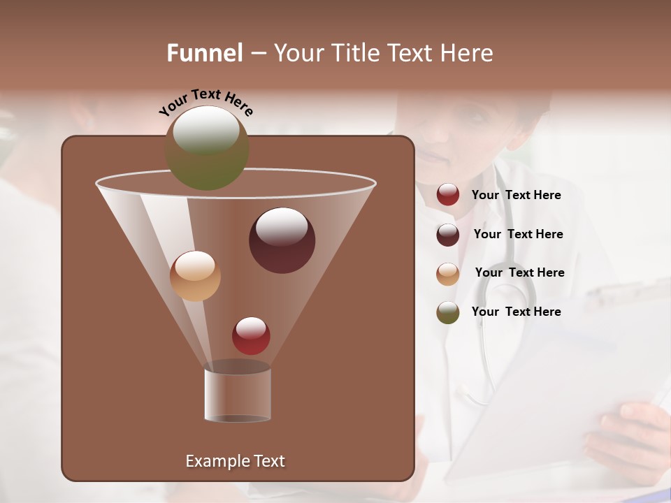A Doctor And A Patient Are Discussing Something PowerPoint Template