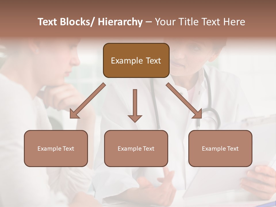 A Doctor And A Patient Are Discussing Something PowerPoint Template