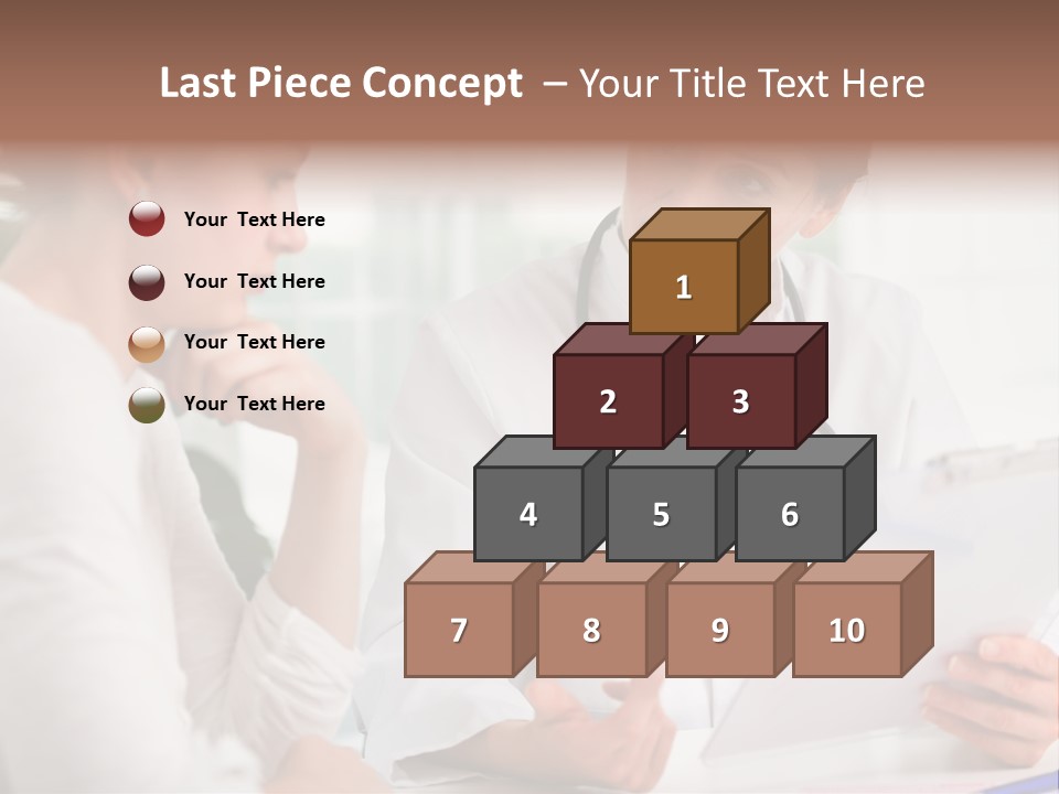 A Doctor And A Patient Are Discussing Something PowerPoint Template