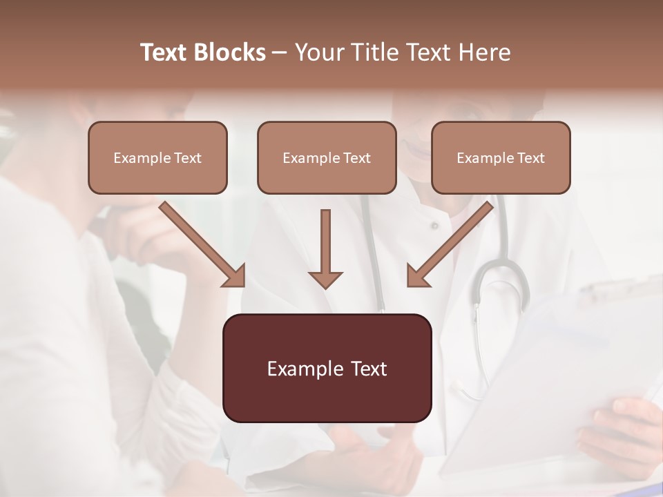 A Doctor And A Patient Are Discussing Something PowerPoint Template