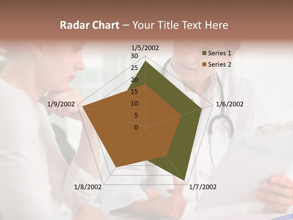 A Doctor And A Patient Are Discussing Something PowerPoint Template