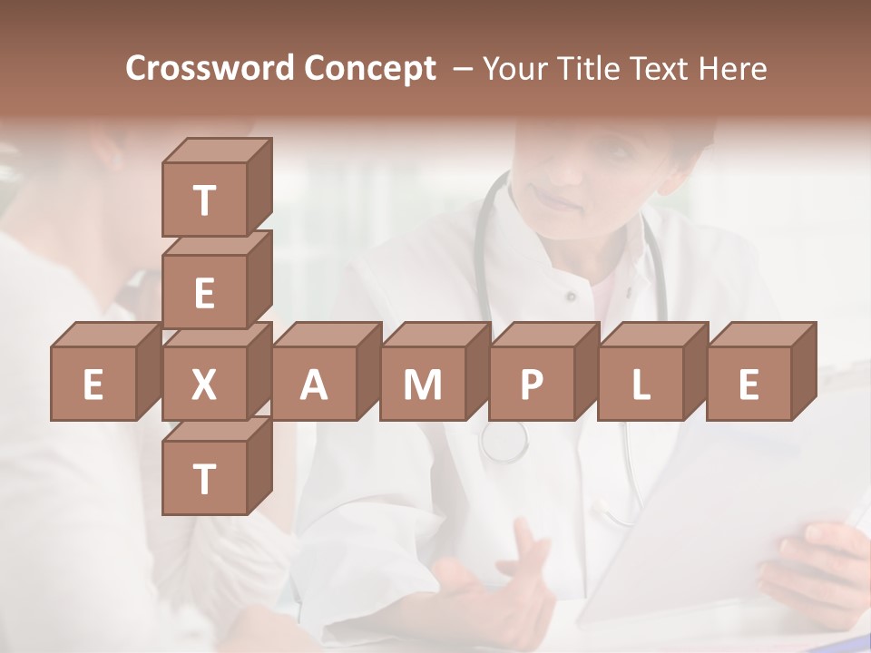 A Doctor And A Patient Are Discussing Something PowerPoint Template